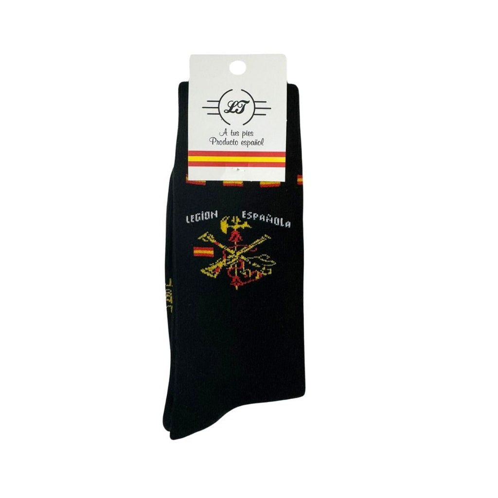 Comprar Calcetines Legión Española - Negro Bandera España La Flamenca de Borgoña Patricia Muñoz VOX