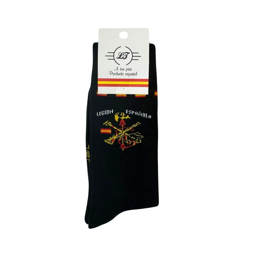 Comprar Calcetines Legión Española - Negro Bandera España La Flamenca de Borgoña Patricia Muñoz VOX