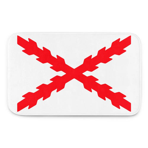 Comprar Alfombrilla de baño viscoelástica Cruz de Borgoña La Flamenca de Borgoña Bandera España
