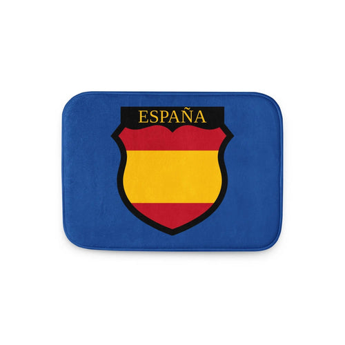 Comprar Alfombrilla de baño viscoelástica División Azul La Flamenca de Borgoña Bandera España