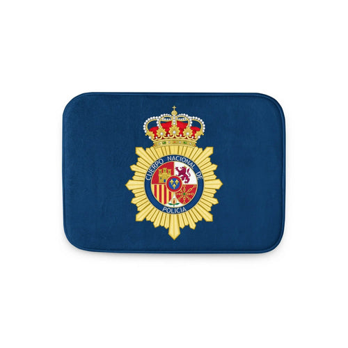 Comprar Alfombrilla de baño viscoelástica Policía Nacional La Flamenca de Borgoña Bandera España