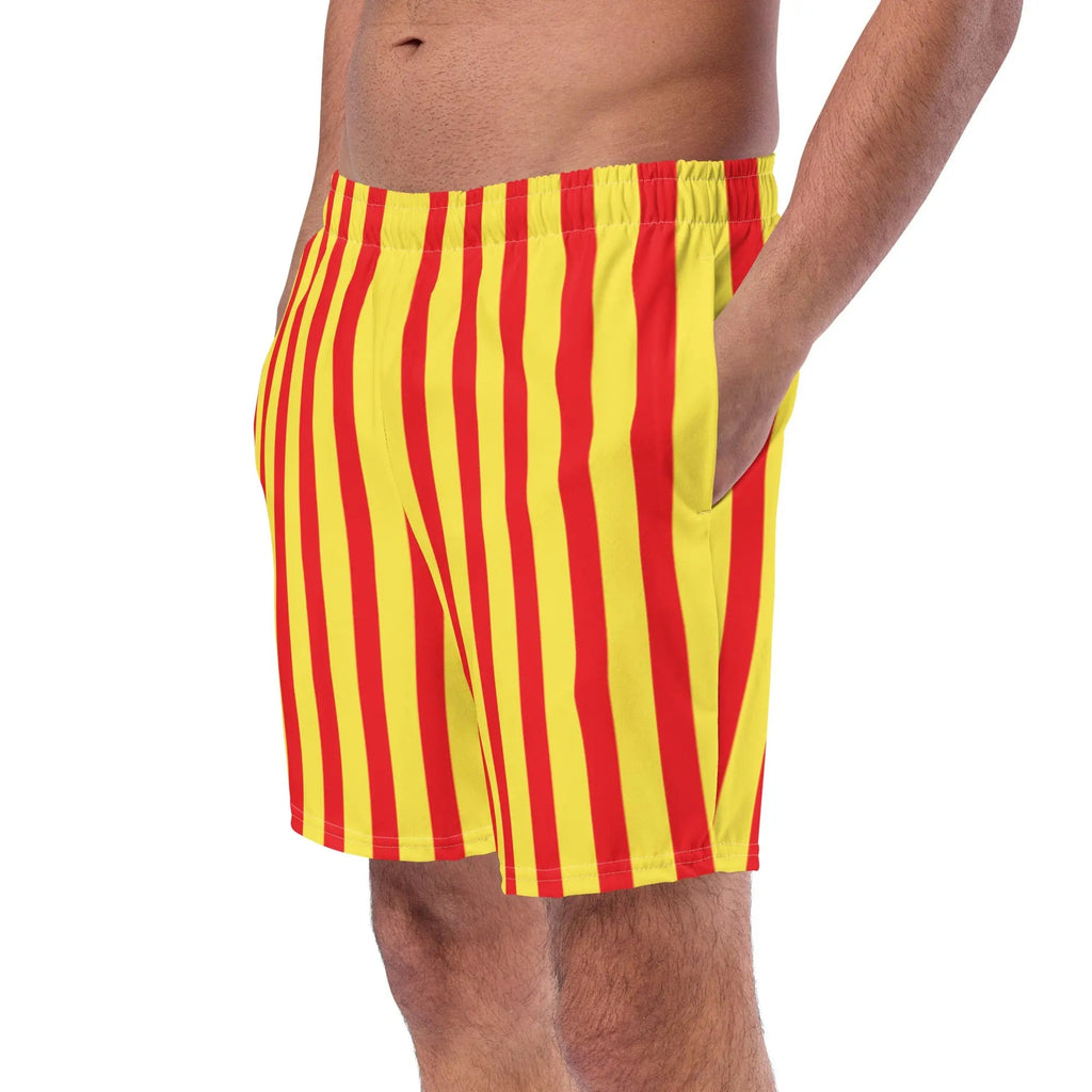 Comprar Bañador Cataluña Valencia Senyera hombre Bandera España La Flamenca de Borgoña Patricia Muñoz VOX