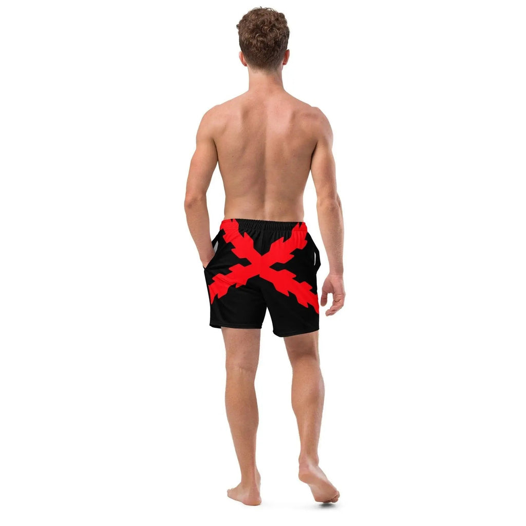 Comprar Bañador Cruz de Borgoña negro hombre Bandera España La Flamenca de Borgoña Patricia Muñoz VOX