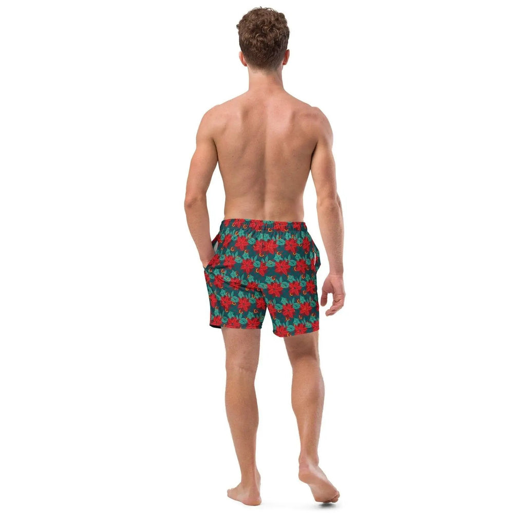Comprar Bañador Floreado hombre Bandera España La Flamenca de Borgoña Patricia Muñoz VOX