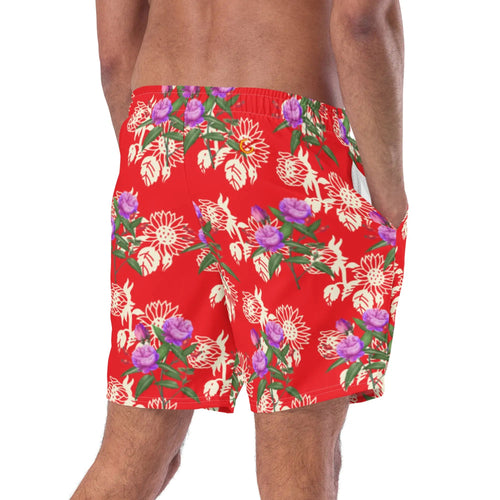 Comprar Bañador Floreado hombre Bandera España La Flamenca de Borgoña Patricia Muñoz VOX