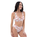 Comprar Bikini Cerezas talle alto Mujer Bandera España La Flamenca de Borgoña Patricia Muñoz VOX