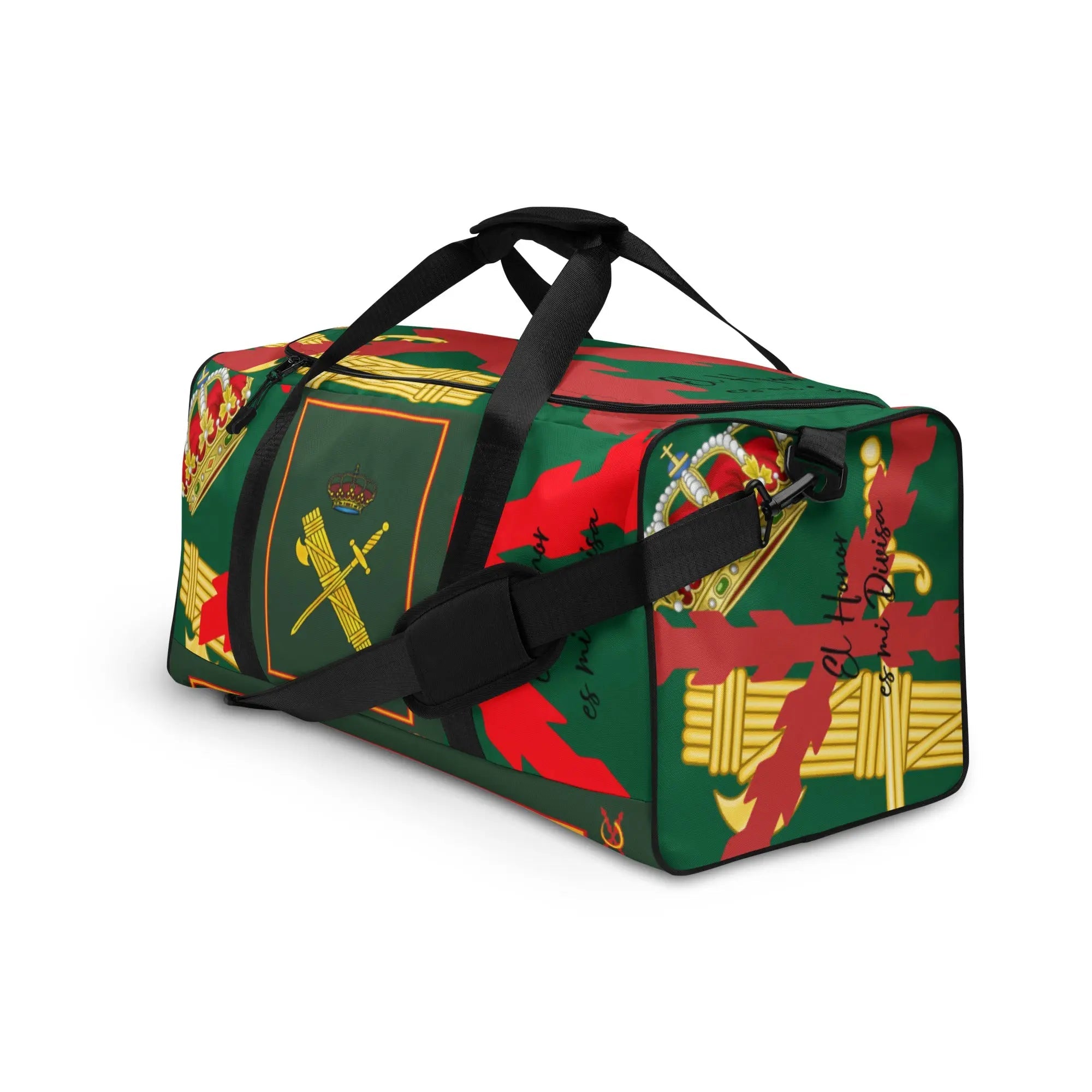 Comprar Bolsa de deporte Guardia Civil "El honor es mi divisa" Bandera España La Flamenca de Borgoña Patricia Muñoz VOX