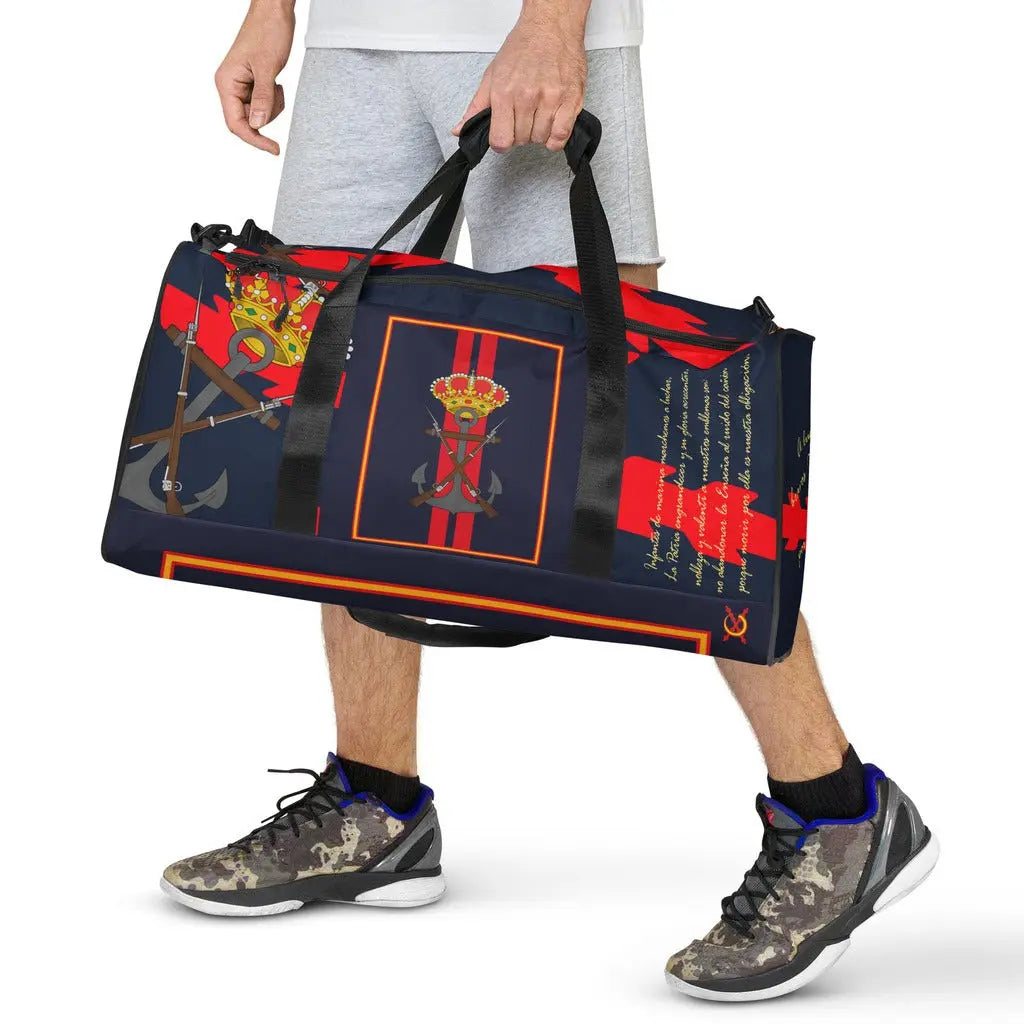 Comprar Bolsa de deporte Infantería de Marina Bandera España La Flamenca de Borgoña Patricia Muñoz VOX