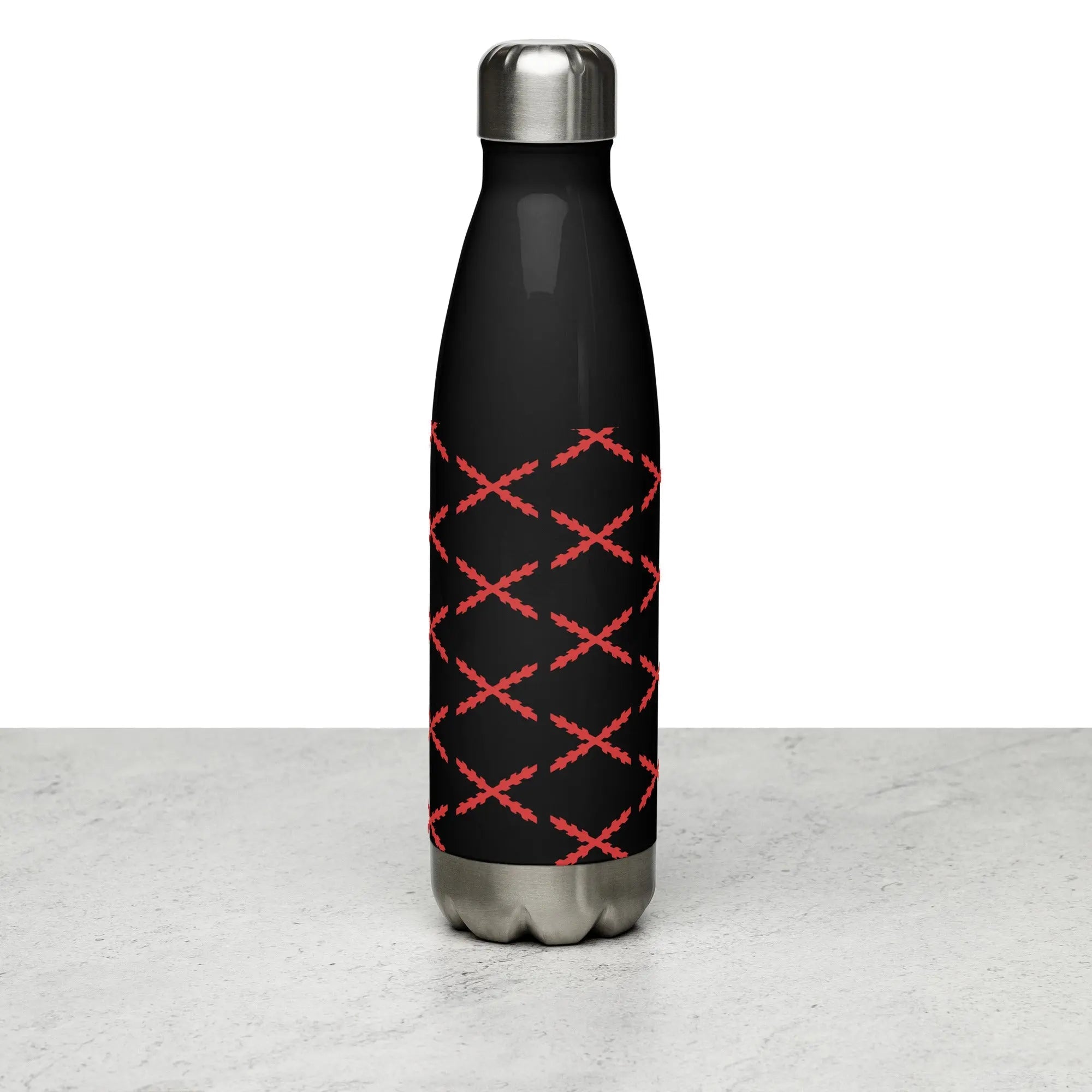 Comprar Botella de agua de acero inoxidable Cruz de Borgoña La Flamenca de Borgoña, Bandera de España, Cruz de Borgoña, Patricia Muñoz, VOX, Santiago Abascal