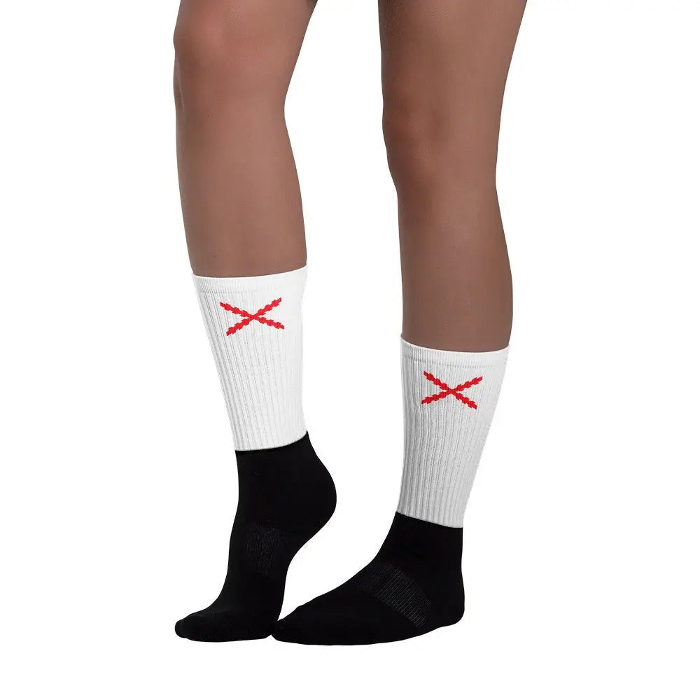 Comprar Calcetines Cruz de Borgoña Bandera España La Flamenca de Borgoña Patricia Muñoz VOX