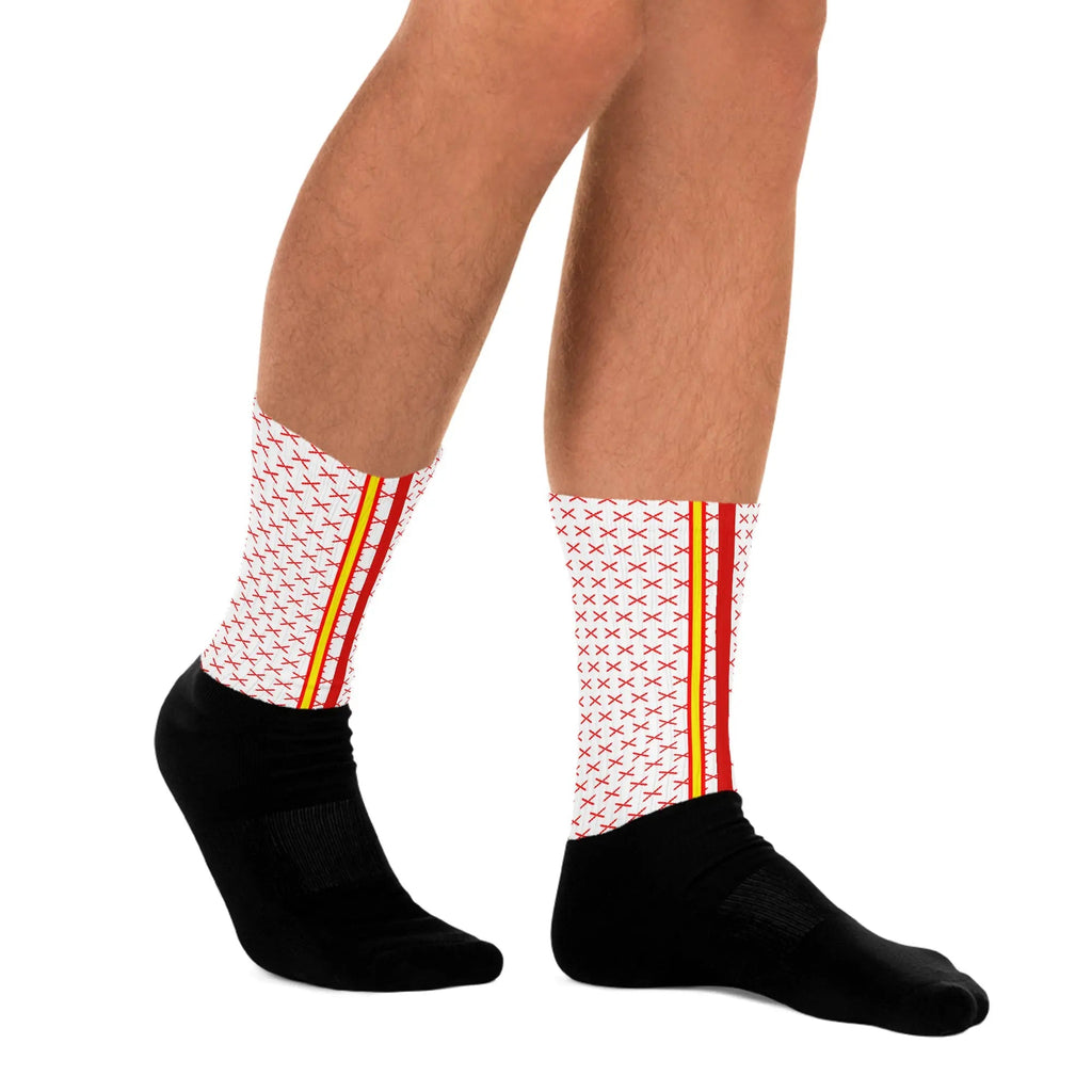 Comprar Calcetines Cruz de Borgoña y bandera España Bandera España La Flamenca de Borgoña Patricia Muñoz VOX