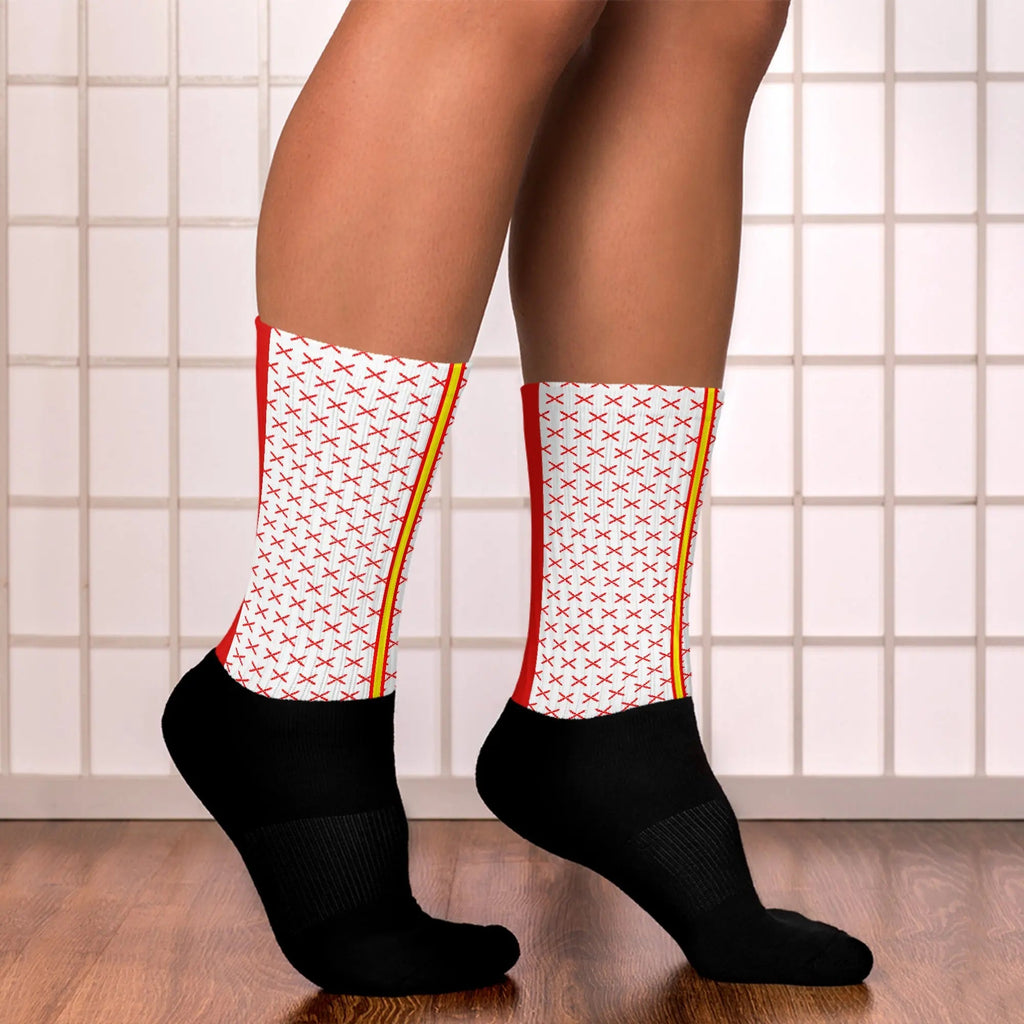 Comprar Calcetines Cruz de Borgoña y bandera España Bandera España La Flamenca de Borgoña Patricia Muñoz VOX