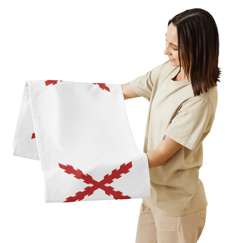 Comprar Camino de mesa Cruz de Borgoña Bandera España La Flamenca de Borgoña Patricia Muñoz VOX