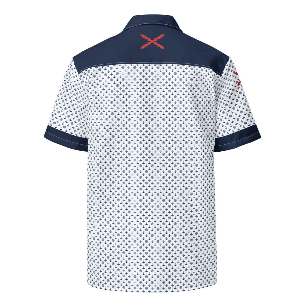 Comprar Camisa Alta Mar I manga corta unisex Bandera España La Flamenca de Borgoña Patricia Muñoz VOX