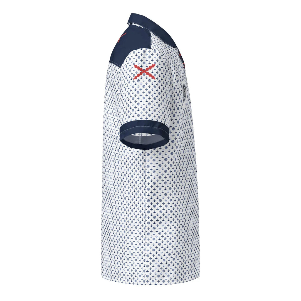 Comprar Camisa Alta Mar I manga corta unisex Bandera España La Flamenca de Borgoña Patricia Muñoz VOX