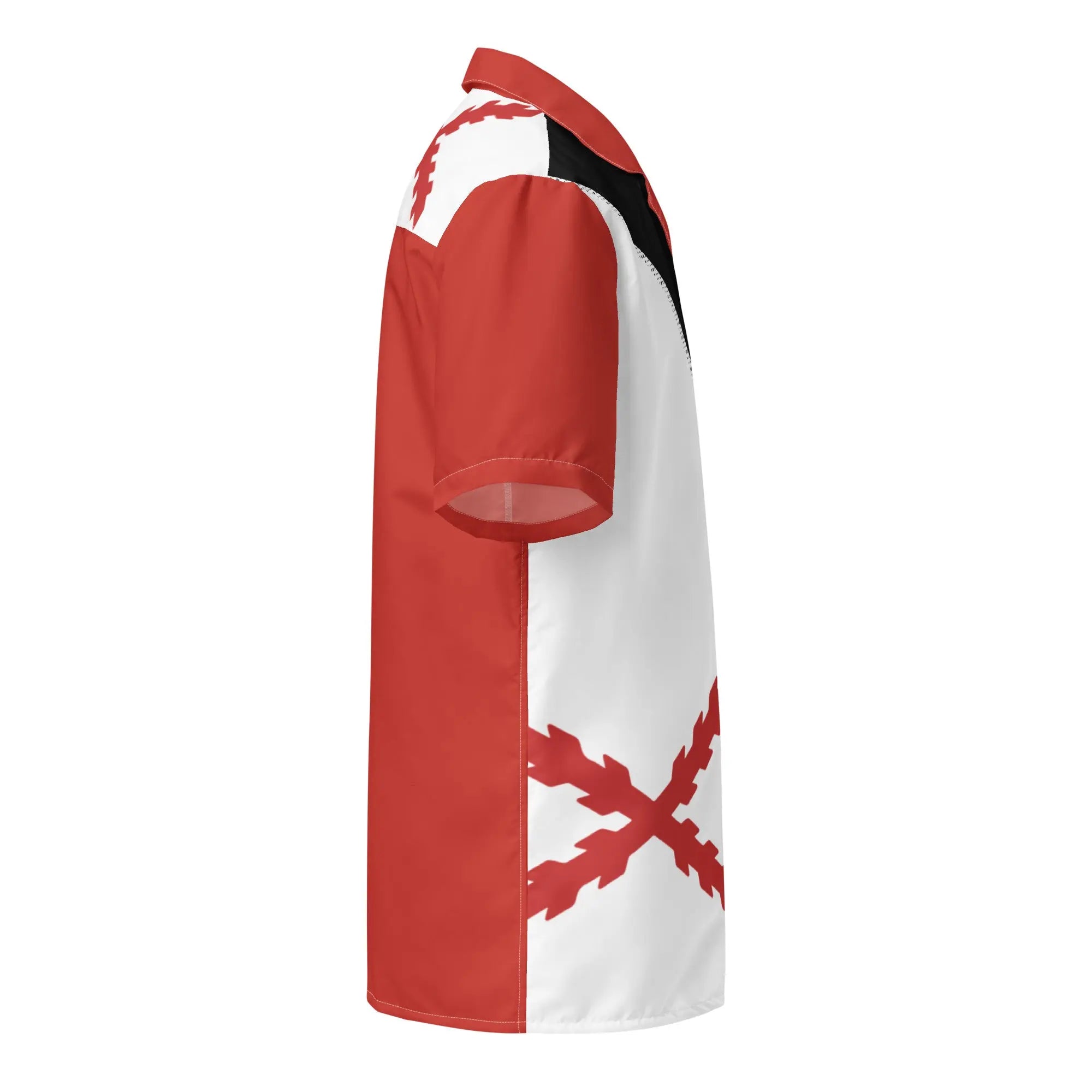 Comprar Camisa Aspa de San Andrés manga corta unisex Bandera España La Flamenca de Borgoña Patricia Muñoz VOX