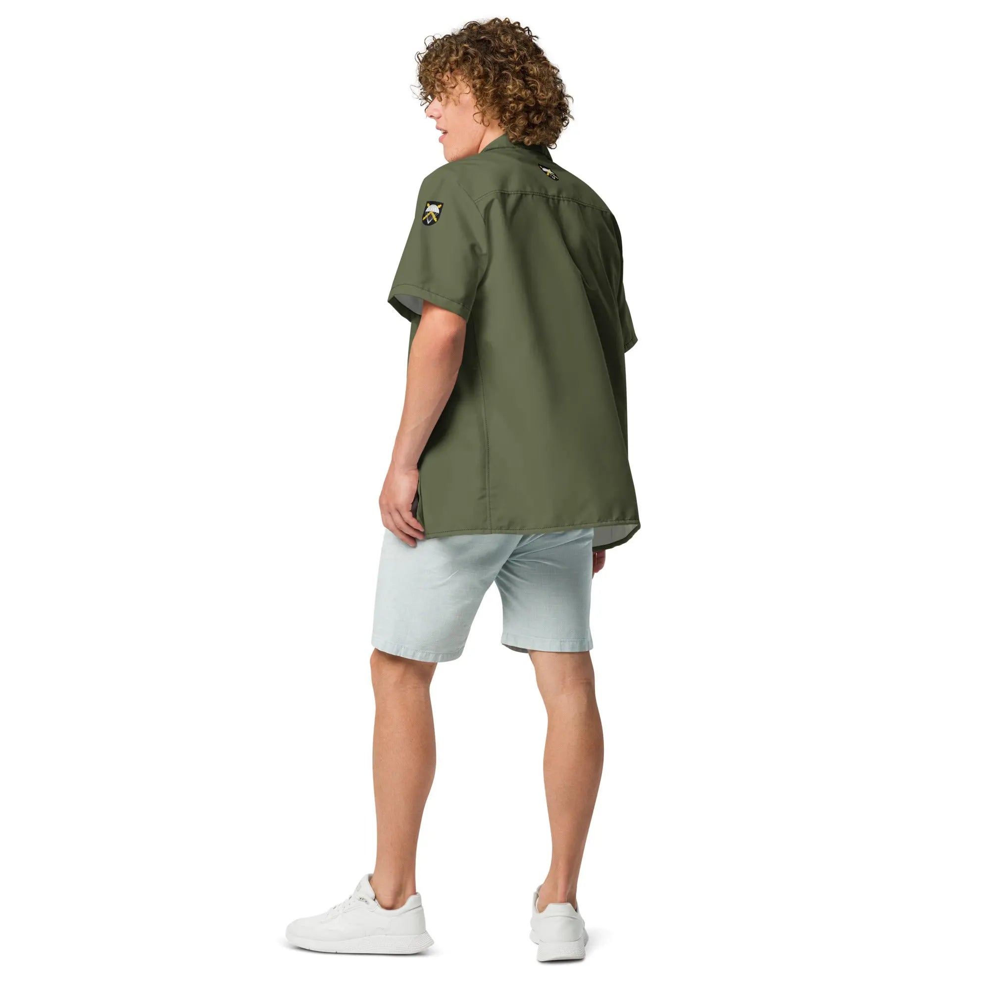 Comprar Camisa Bripac verde manga corta unisex Bandera España La Flamenca de Borgoña Patricia Muñoz VOX