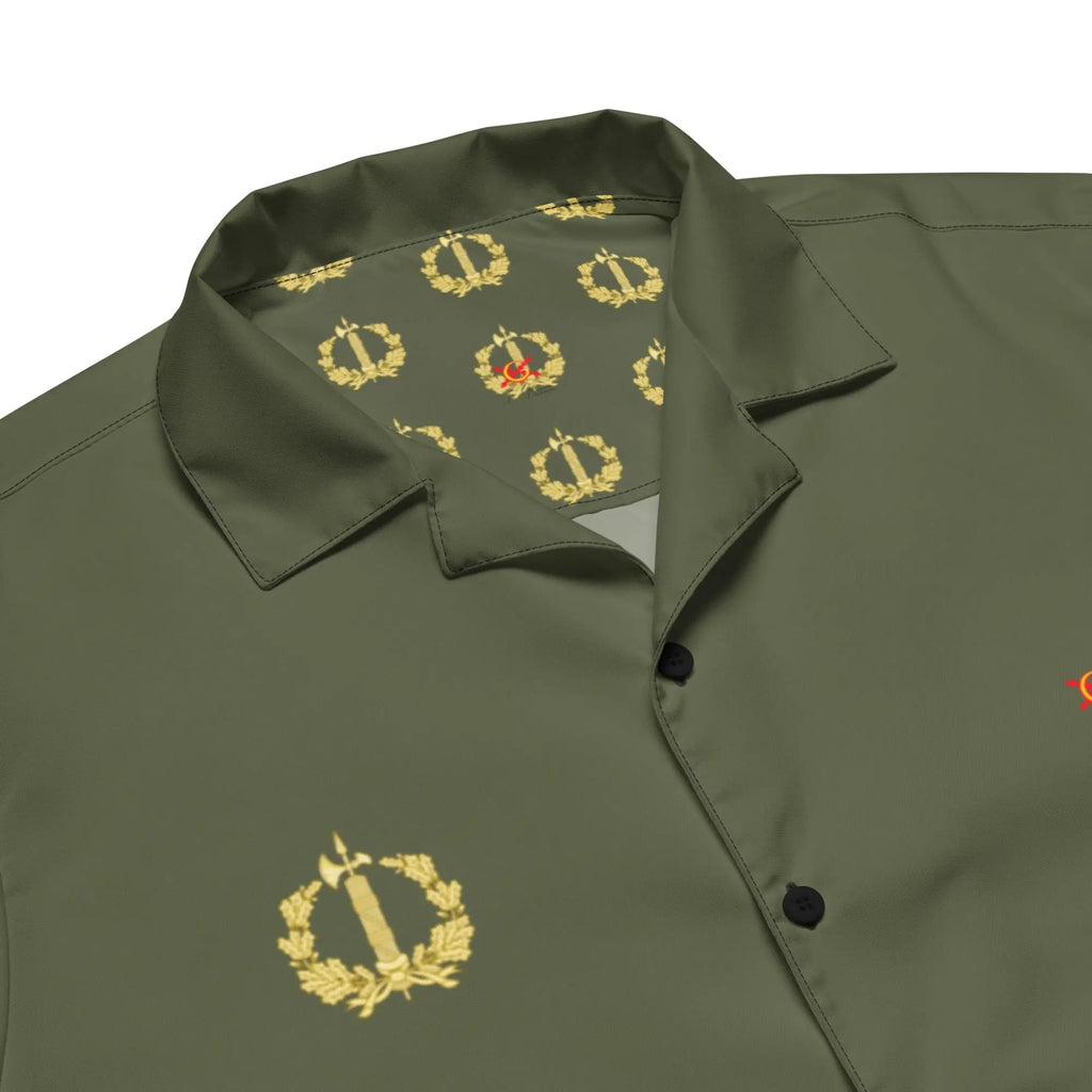 Comprar Camisa Cuerpo Jurídico Militar manga corta unisex Bandera España La Flamenca de Borgoña Patricia Muñoz VOX