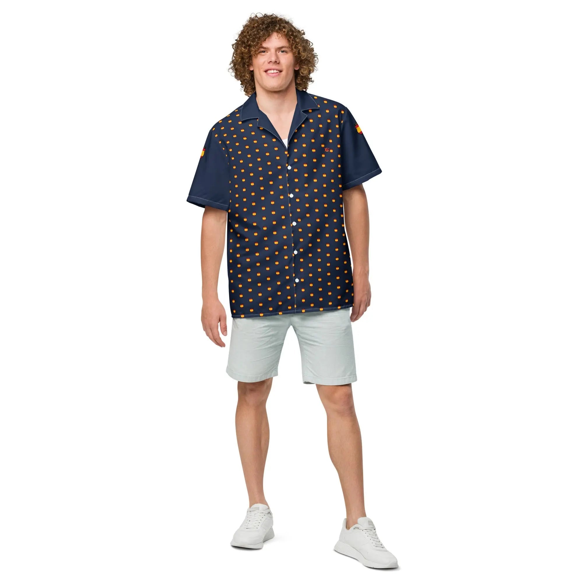 Comprar Camisa División Azul II manga corta unisex Bandera España La Flamenca de Borgoña Patricia Muñoz VOX