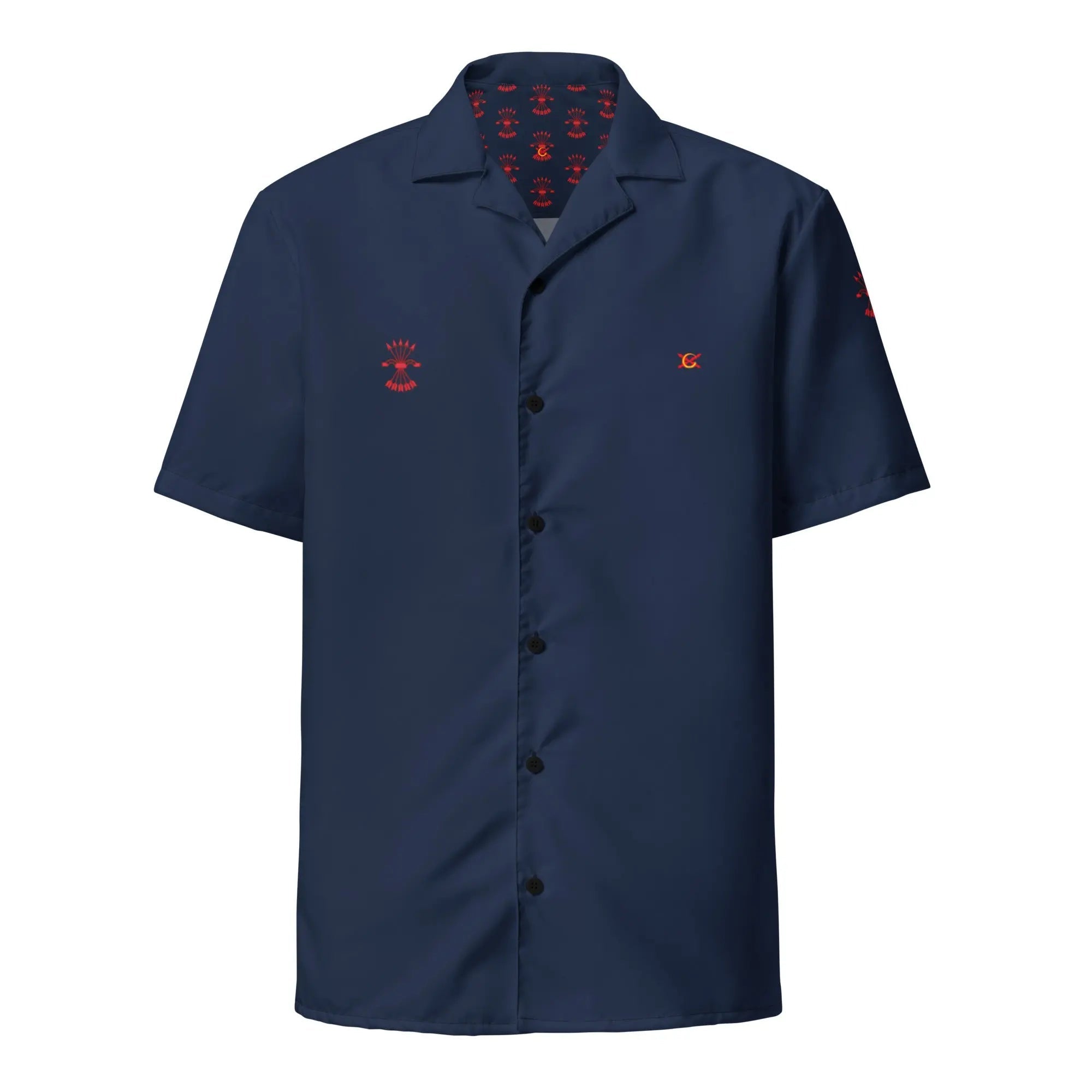 Comprar Camisa Falange manga corta unisex Bandera España La Flamenca de Borgoña Patricia Muñoz VOX