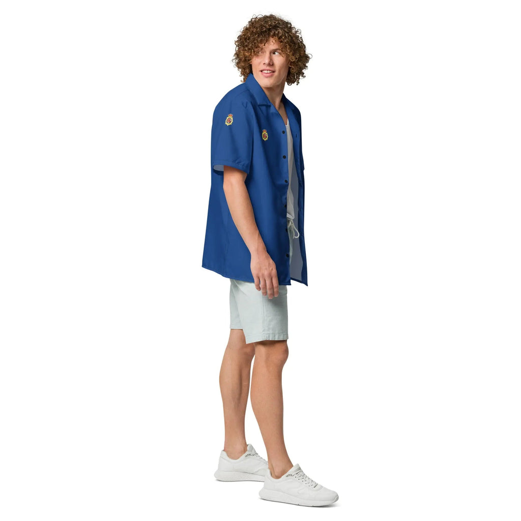 Comprar Camisa Policía Nacional CNP manga corta unisex Bandera España La Flamenca de Borgoña Patricia Muñoz VOX