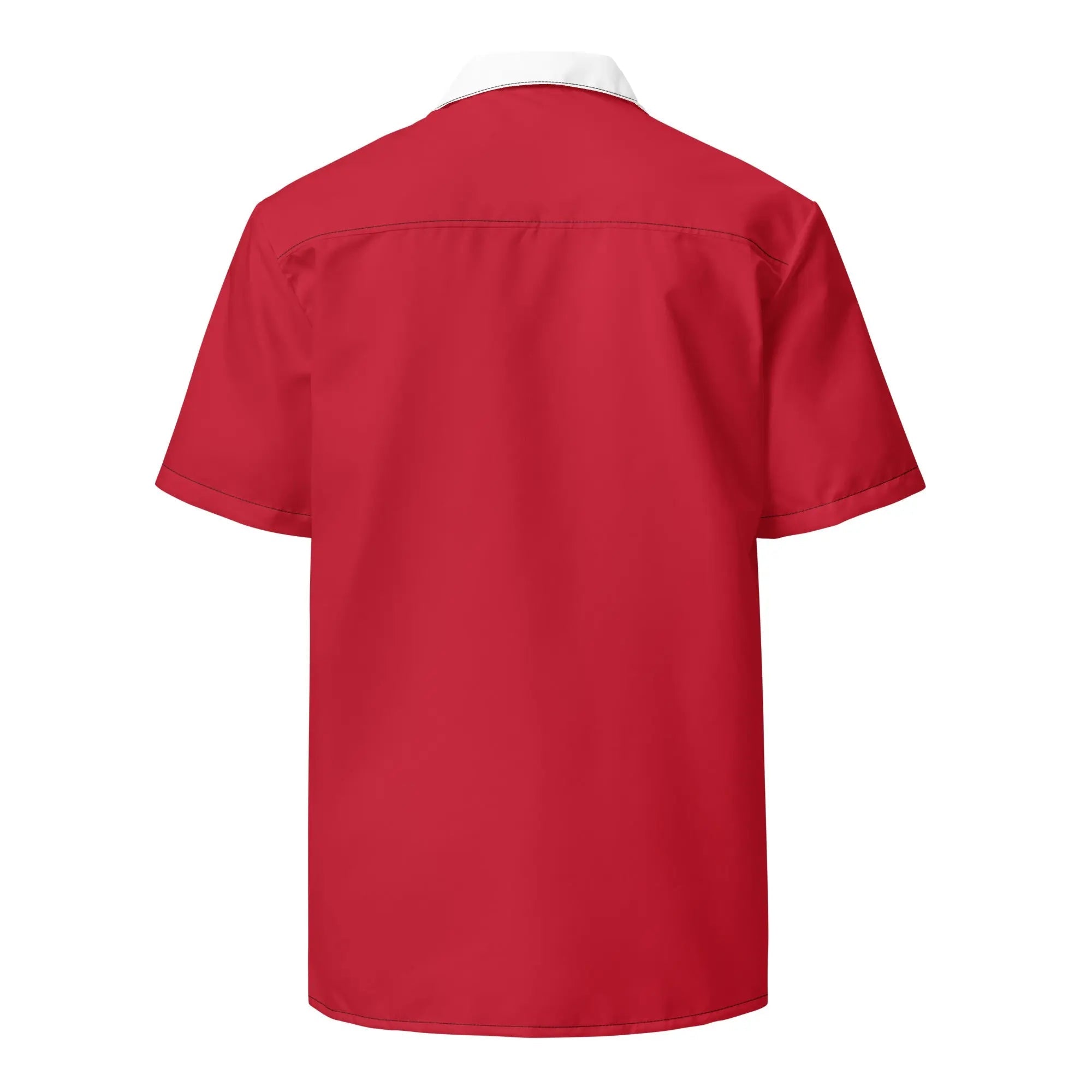 Comprar Camisa Rayas rojas manga corta unisex Bandera España La Flamenca de Borgoña Patricia Muñoz VOX