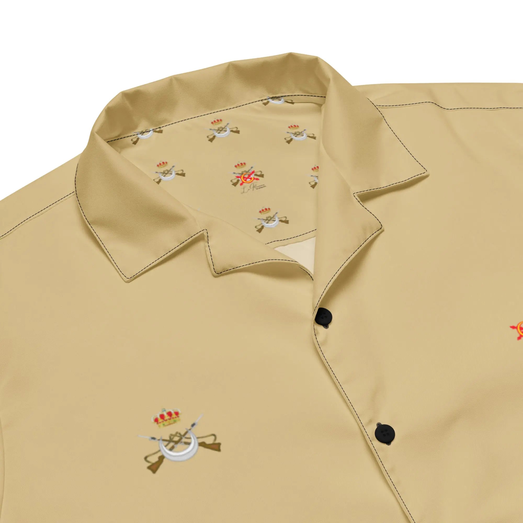 Comprar Camisa Regulares Ceuta Melilla Tetuán Larache manga corta unisex Bandera España La Flamenca de Borgoña Patricia Muñoz VOX