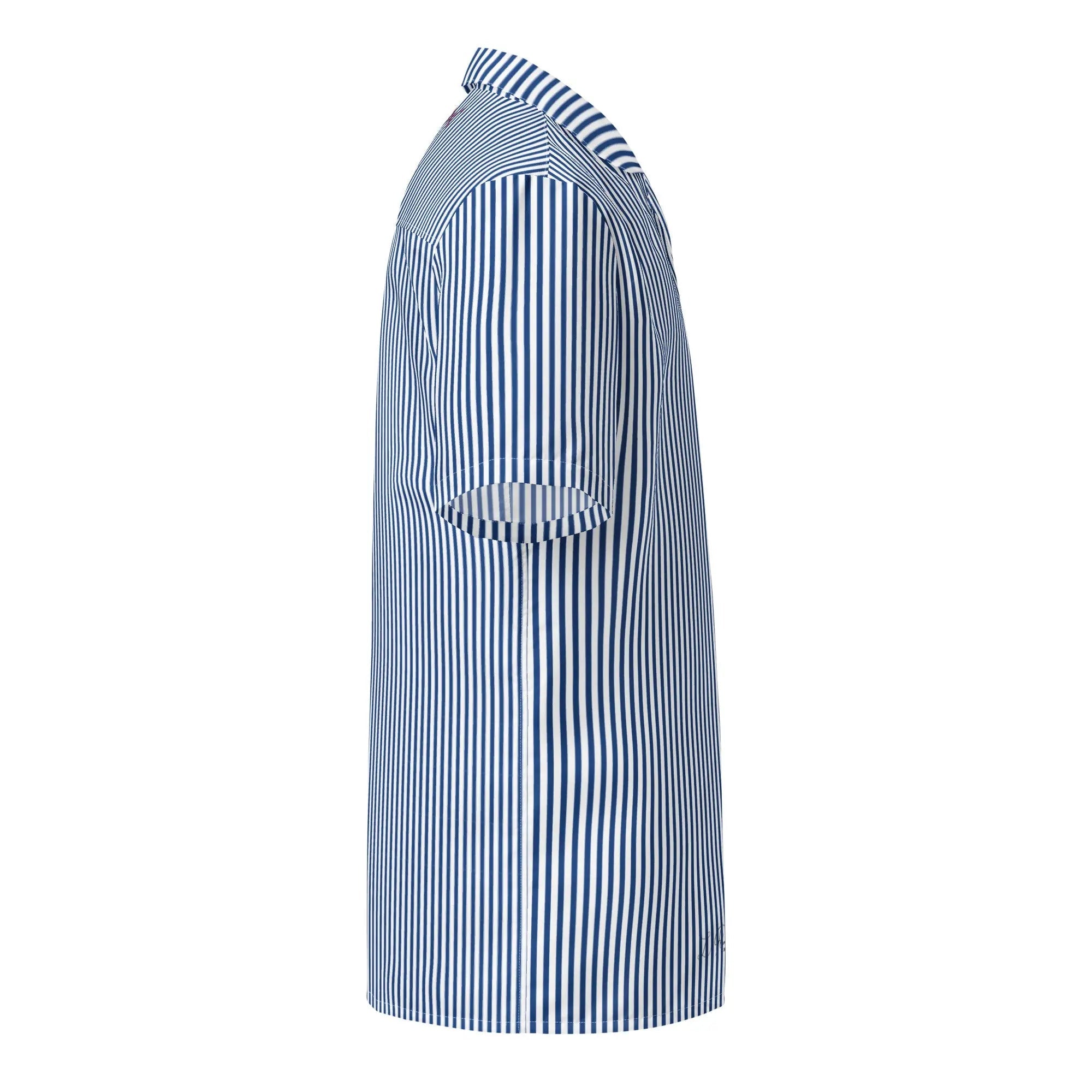 Comprar Camisa rayas azules manga corta unisex Bandera España La Flamenca de Borgoña Patricia Muñoz VOX