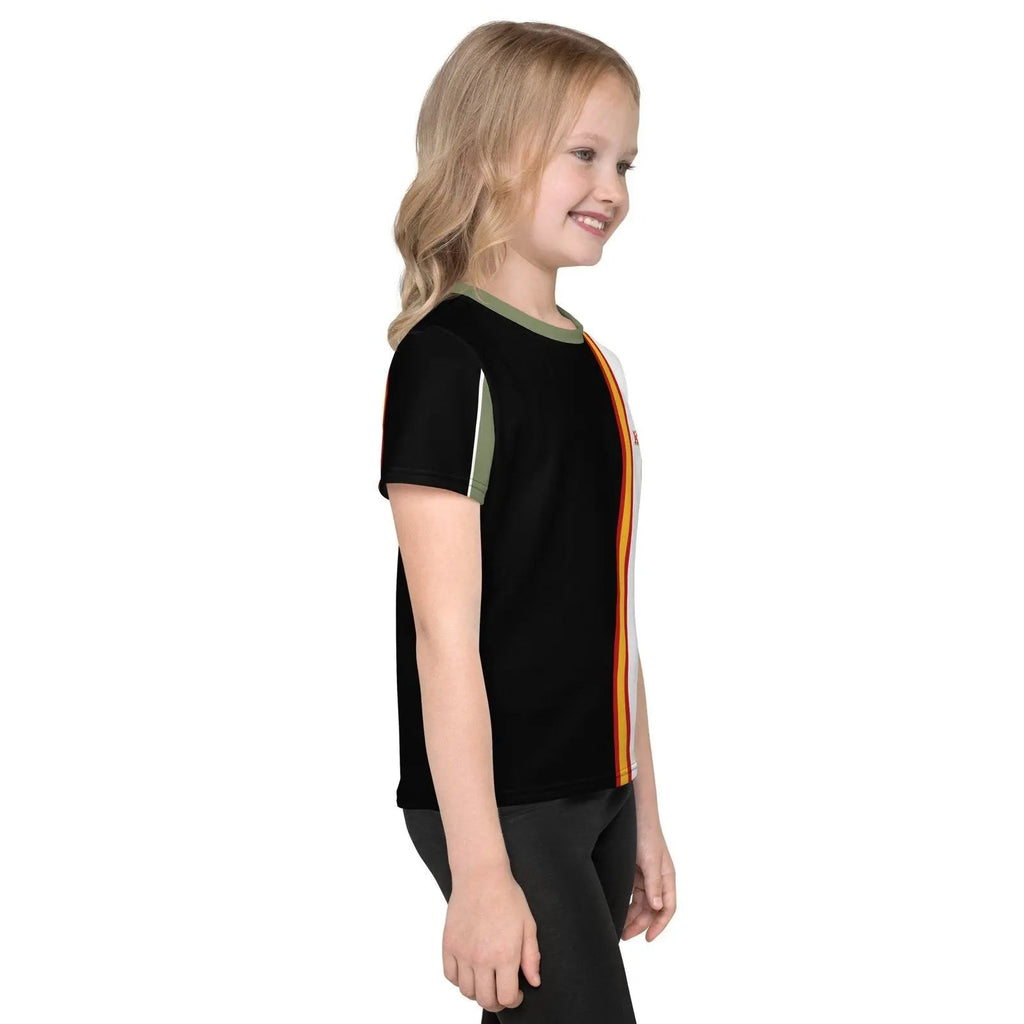 Comprar Camiseta Bandera España cuello redondo niño Bandera España La Flamenca de Borgoña Patricia Muñoz VOX