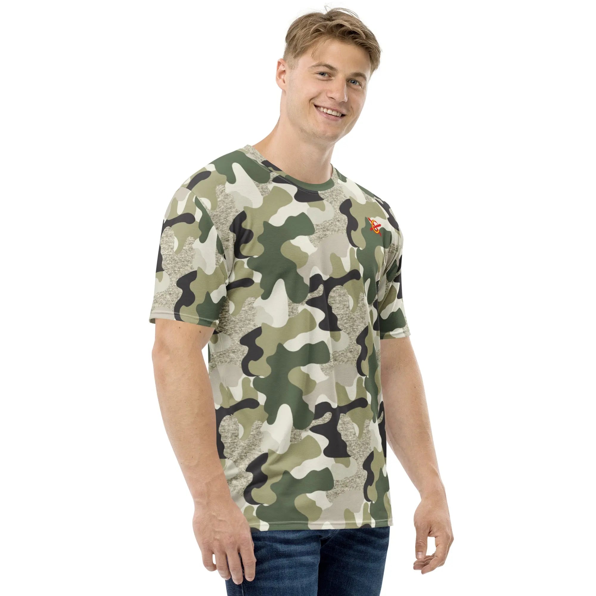 Comprar Camiseta Camuflaje hombre Bandera España La Flamenca de Borgoña Patricia Muñoz VOX