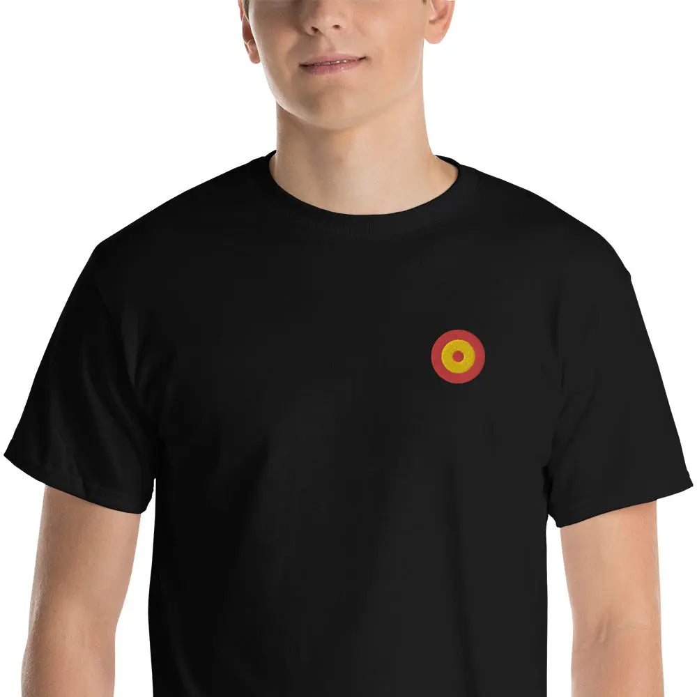 Comprar Camiseta Escarapela de España Unisex manga corta Bandera España La Flamenca de Borgoña Patricia Muñoz VOX