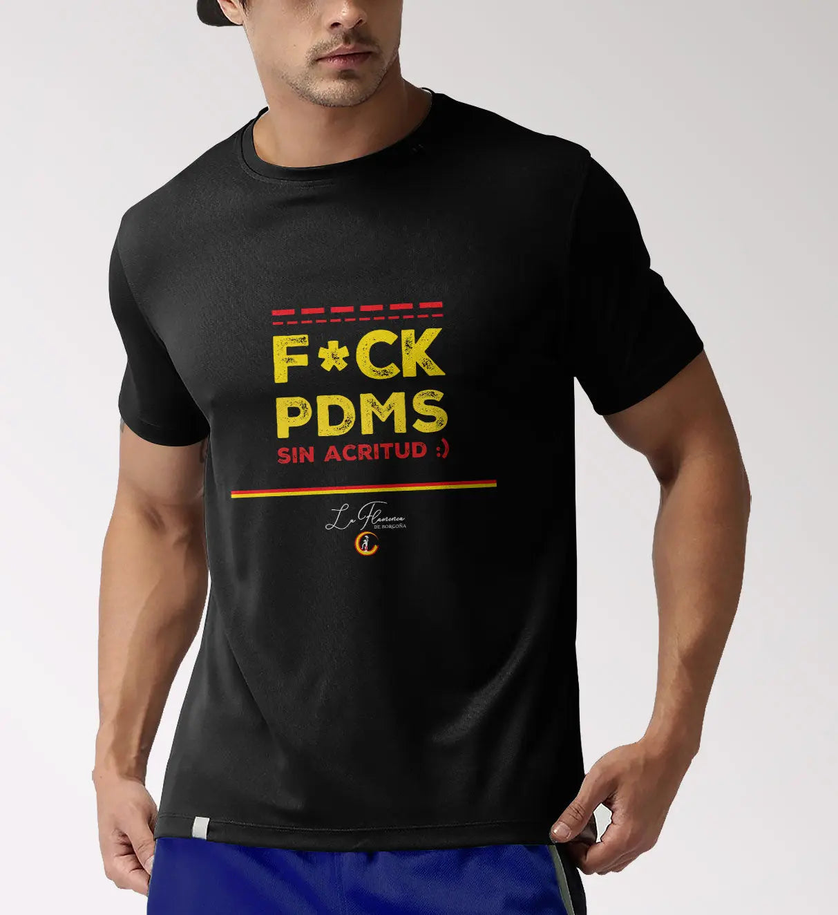 Comprar Camiseta F*CK PDMS sin acritud de Ví­ctor Sánchez del Real VOX Bandera España La Flamenca de Borgoña Patricia Muñoz VOX