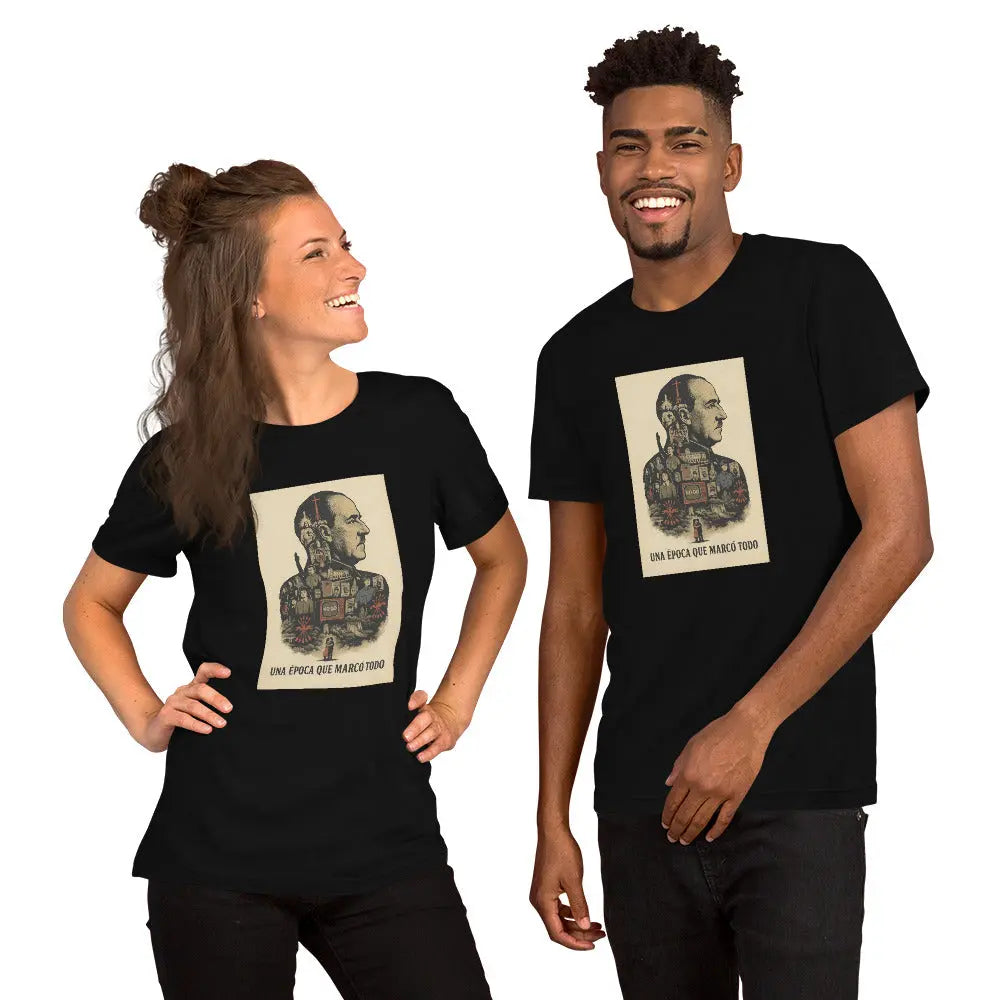 Comprar Camiseta Franco - Una época que marcó todo La Flamenca de Borgoña, Bandera de España, Cruz de Borgoña, Patricia Muñoz, VOX