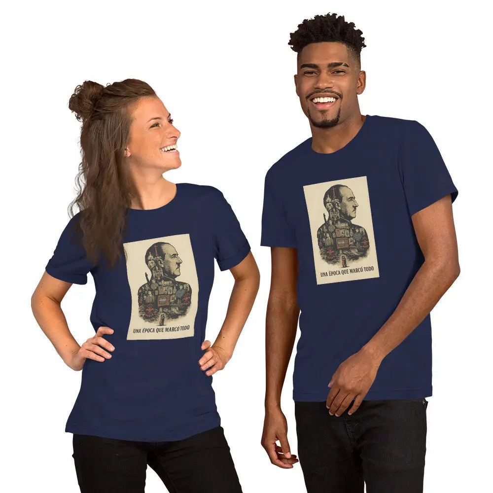 Comprar Camiseta Franco - Una época que marcó todo La Flamenca de Borgoña, Bandera de España, Cruz de Borgoña, Patricia Muñoz, VOX