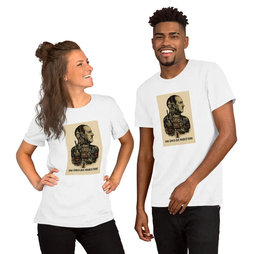 Comprar Camiseta Franco - Una época que marcó todo La Flamenca de Borgoña, Bandera de España, Cruz de Borgoña, Patricia Muñoz, VOX