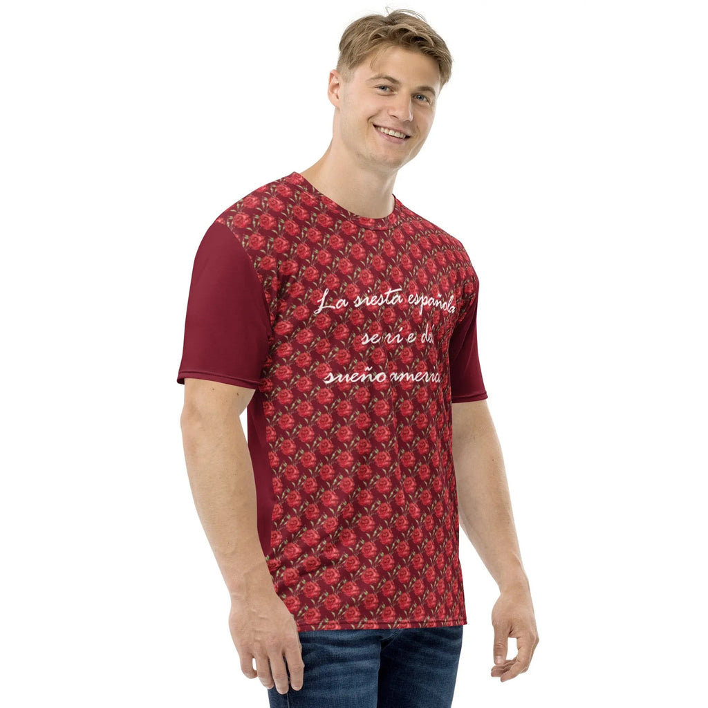 Comprar Camiseta La Siesta española se ríe del Sueño americano para hombre Bandera España La Flamenca de Borgoña Patricia Muñoz VOX