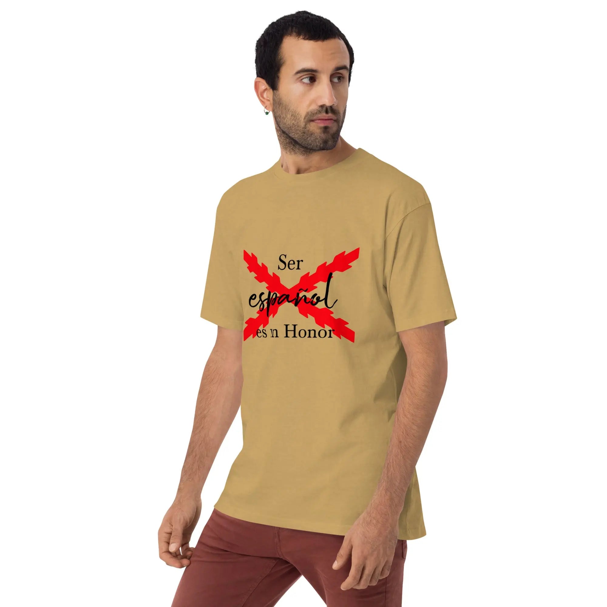 Comprar Camiseta Ser Español es un Honor para hombre Bandera España La Flamenca de Borgoña Patricia Muñoz VOX