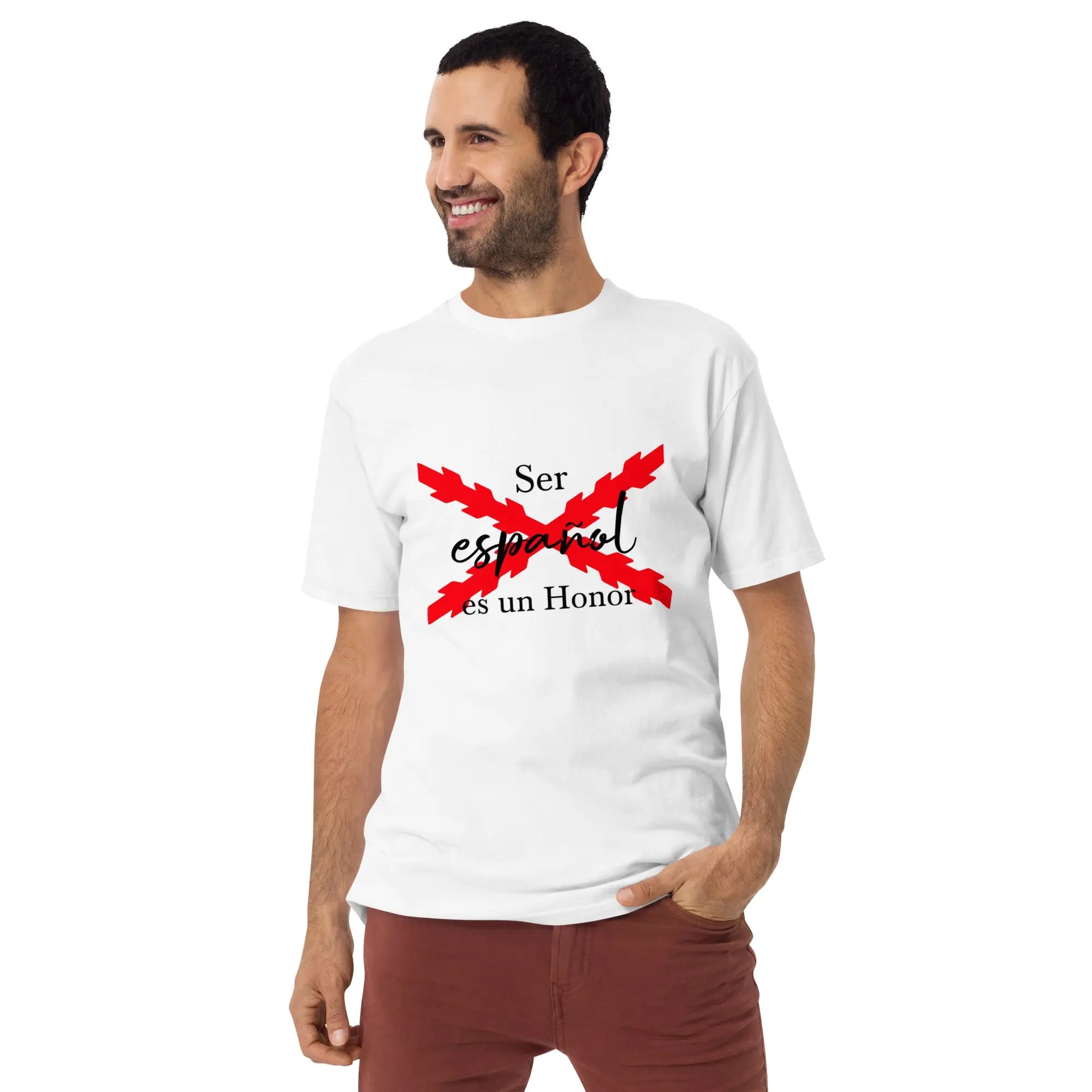 Comprar Camiseta Ser Español es un Honor para hombre Bandera España La Flamenca de Borgoña Patricia Muñoz VOX