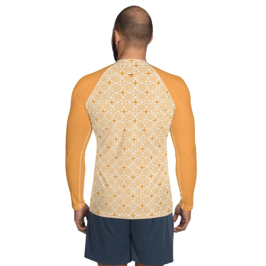Comprar Camiseta Surf UPF50 Protección Solar hombre Bandera España La Flamenca de Borgoña Patricia Muñoz VOX