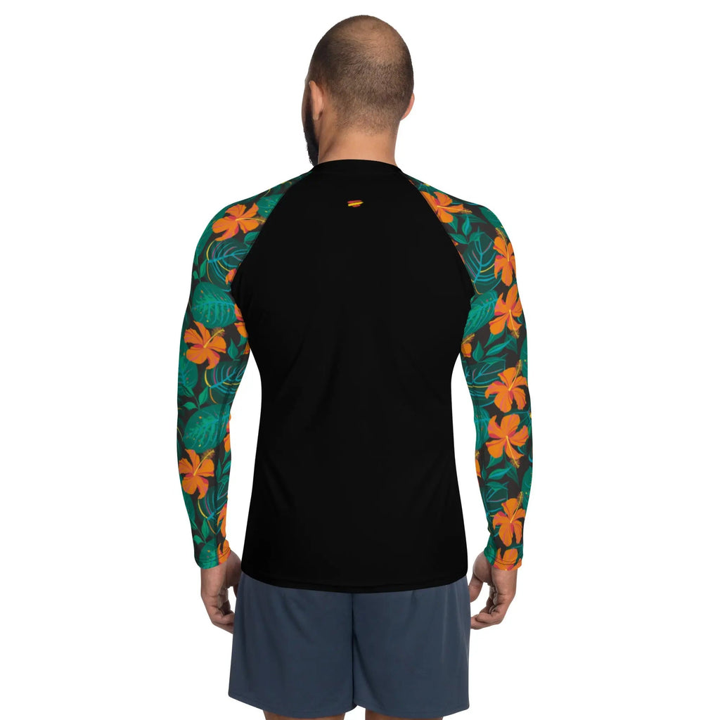 Comprar Camiseta Surf UPF50 para playa hombre Bandera España La Flamenca de Borgoña Patricia Muñoz VOX