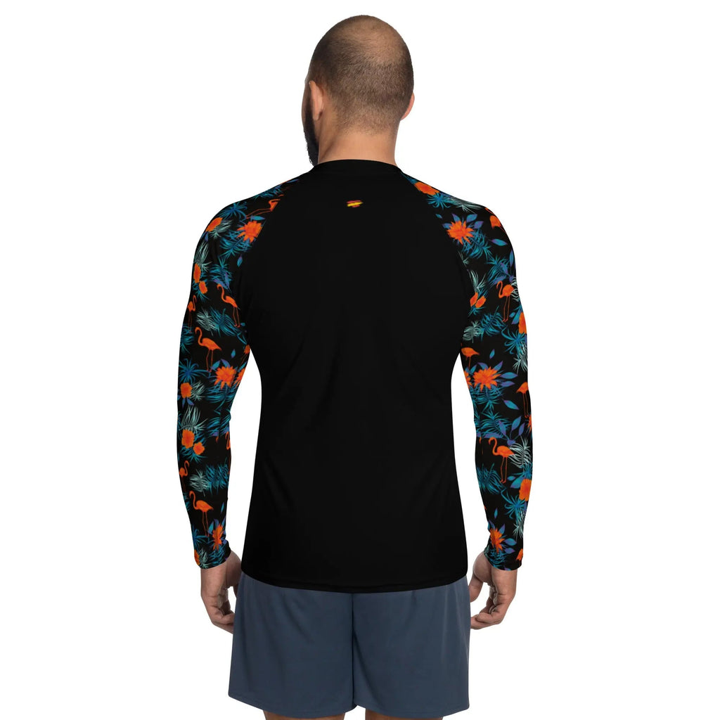Comprar Camiseta Surf protección solar UPF50 hombre Bandera España La Flamenca de Borgoña Patricia Muñoz VOX