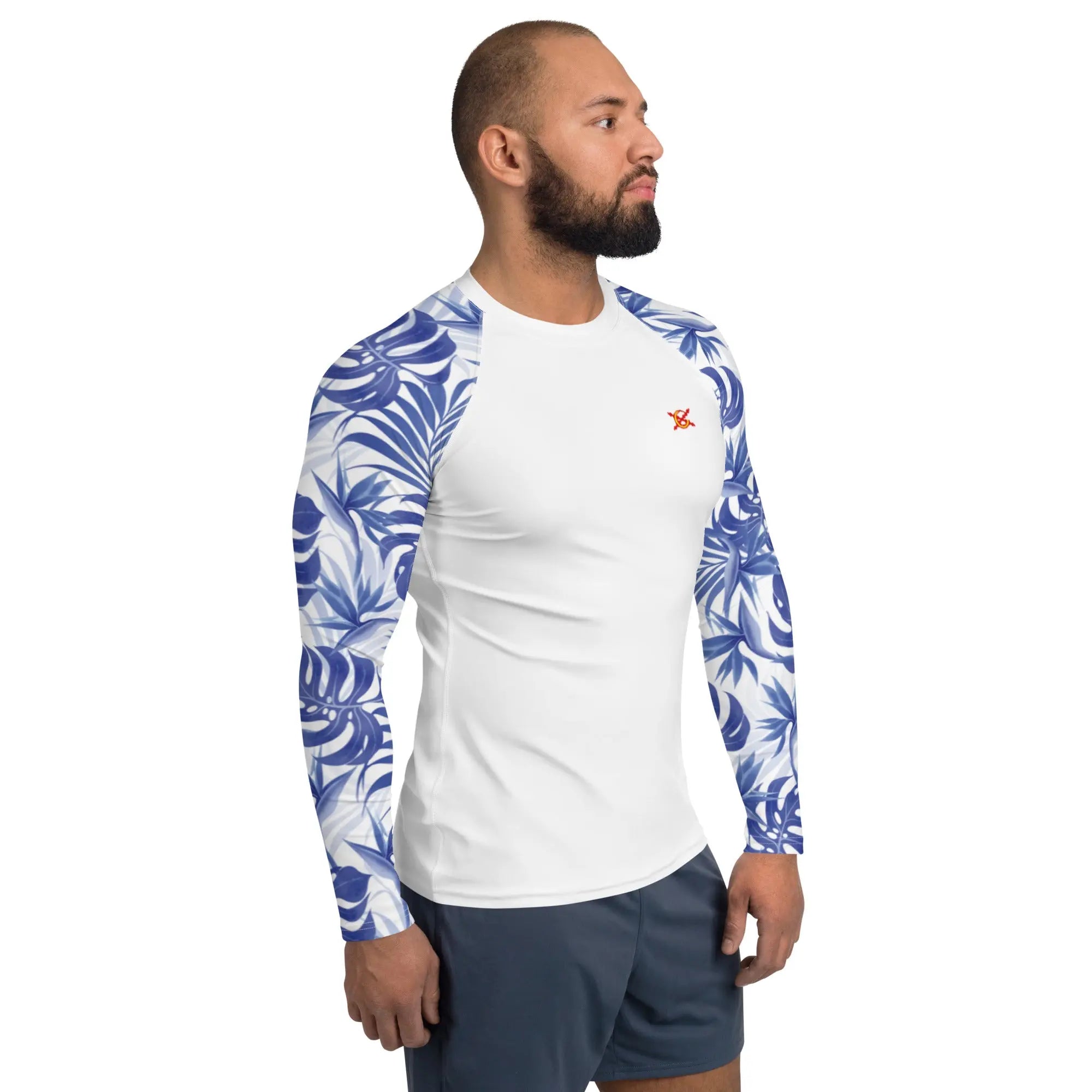 Comprar Camiseta Surg UPF50 protección solar playa hombre Bandera España La Flamenca de Borgoña Patricia Muñoz VOX