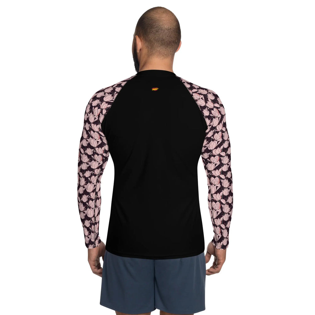 Comprar Camiseta UPF50 surf Protección Solar hombre Bandera España La Flamenca de Borgoña Patricia Muñoz VOX