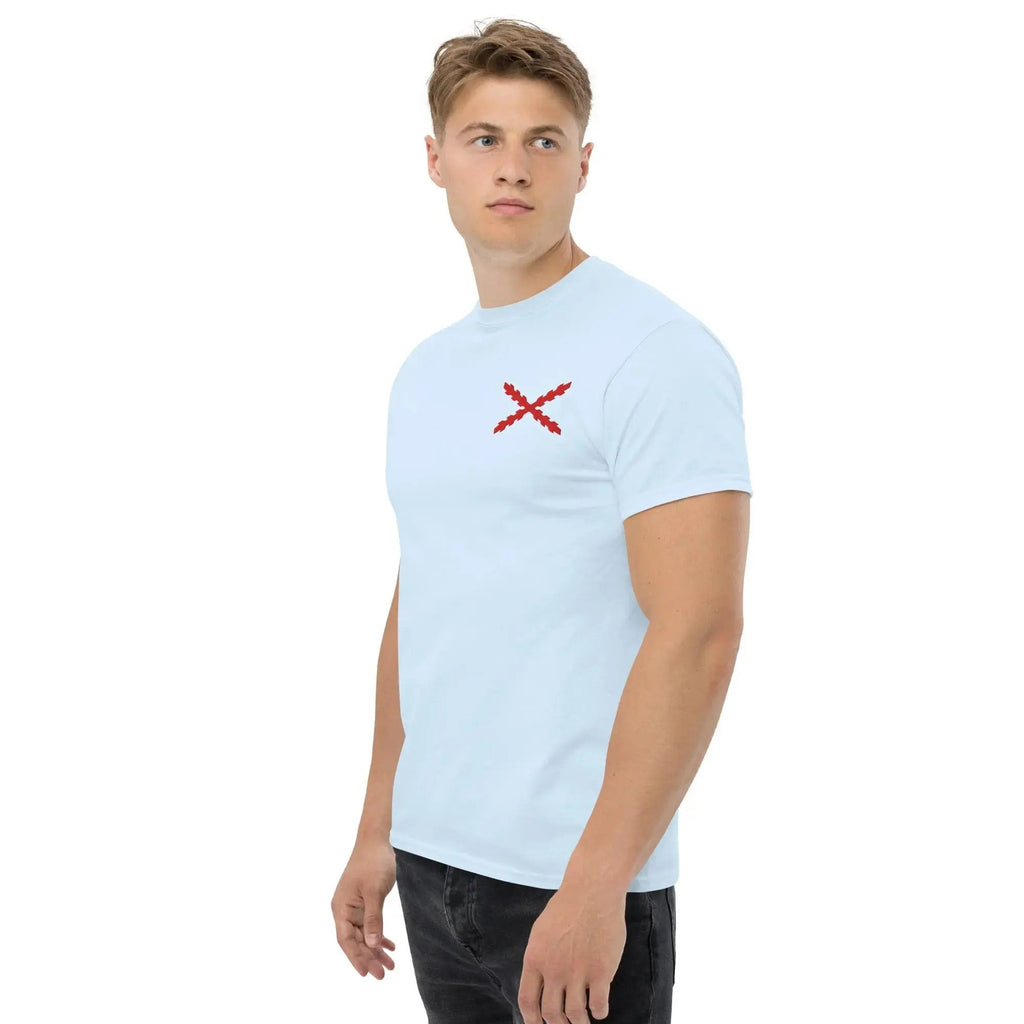 Comprar Camiseta clásica unisex Cruz de Borgoña mediana - Talla L OFERTA La Flamenca de Borgoña Bandera España