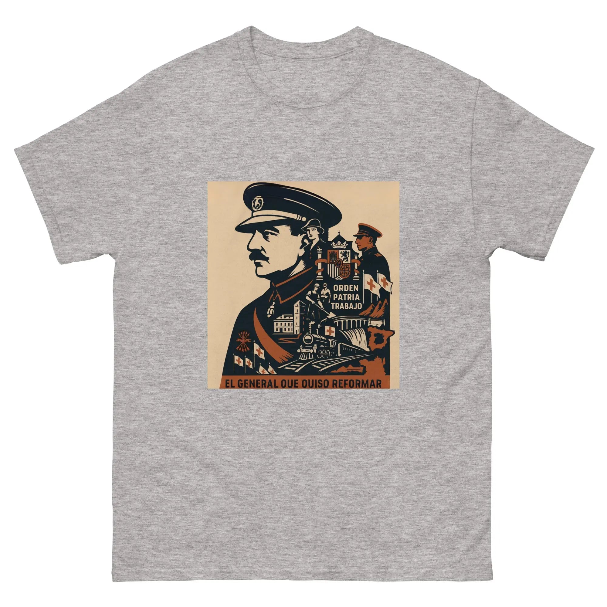Comprar Camiseta clásica unisex La Flamenca de Borgoña, Bandera de España, Cruz de Borgoña, Patricia Muñoz, VOX