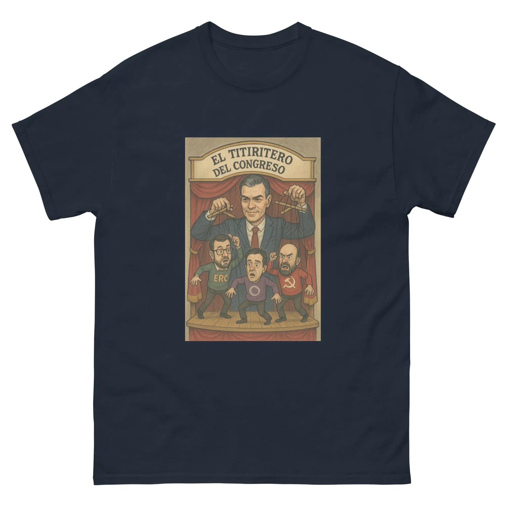 Comprar Camiseta clásica unisex La Flamenca de Borgoña, Bandera de España, Cruz de Borgoña, Patricia Muñoz, VOX