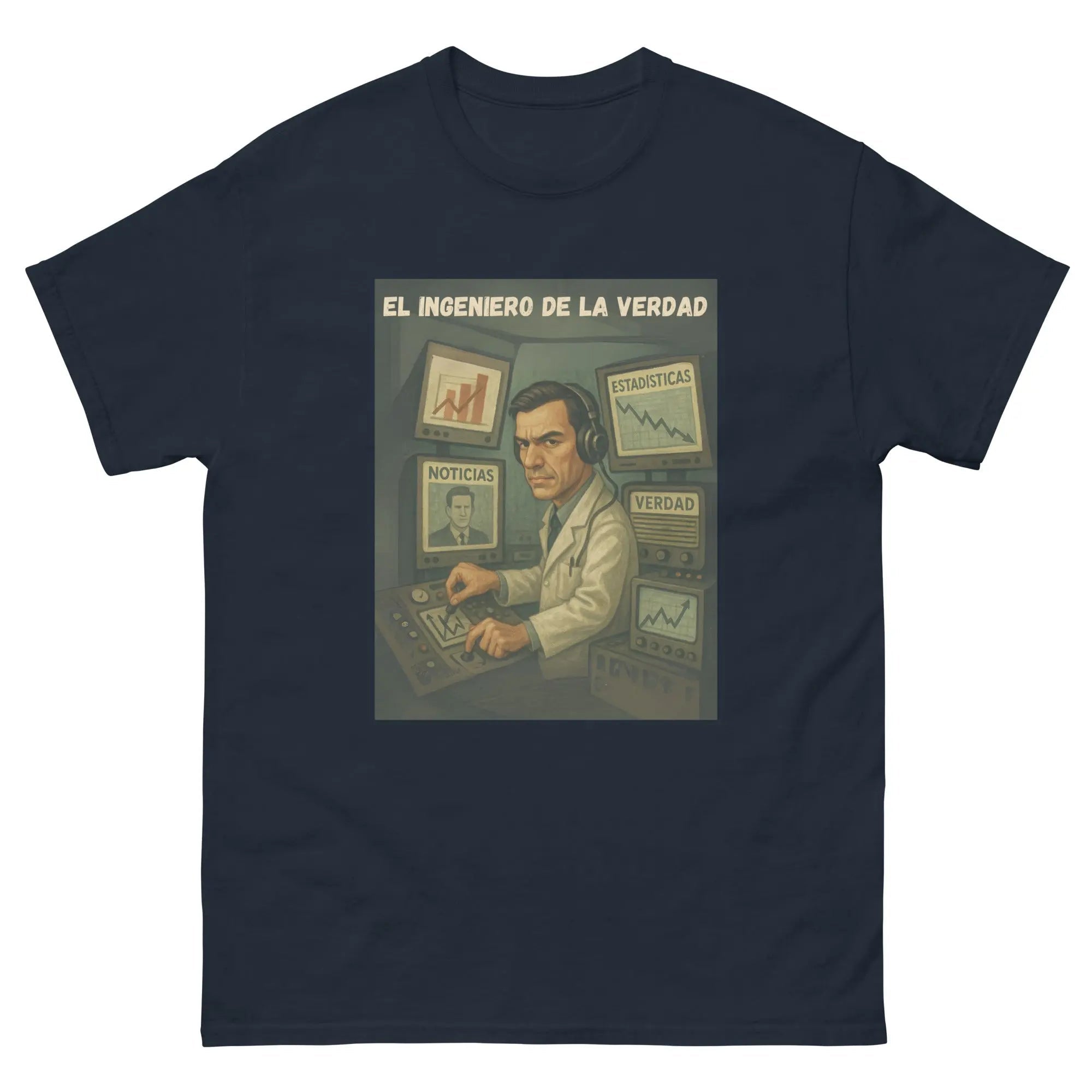 Comprar Camiseta "El ingeniero de la Verdad" Bandera España La Flamenca de Borgoña Patricia Muñoz VOX