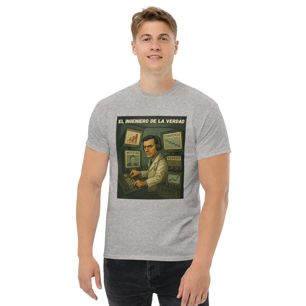 Comprar Camiseta "El ingeniero de la Verdad" Bandera España La Flamenca de Borgoña Patricia Muñoz VOX