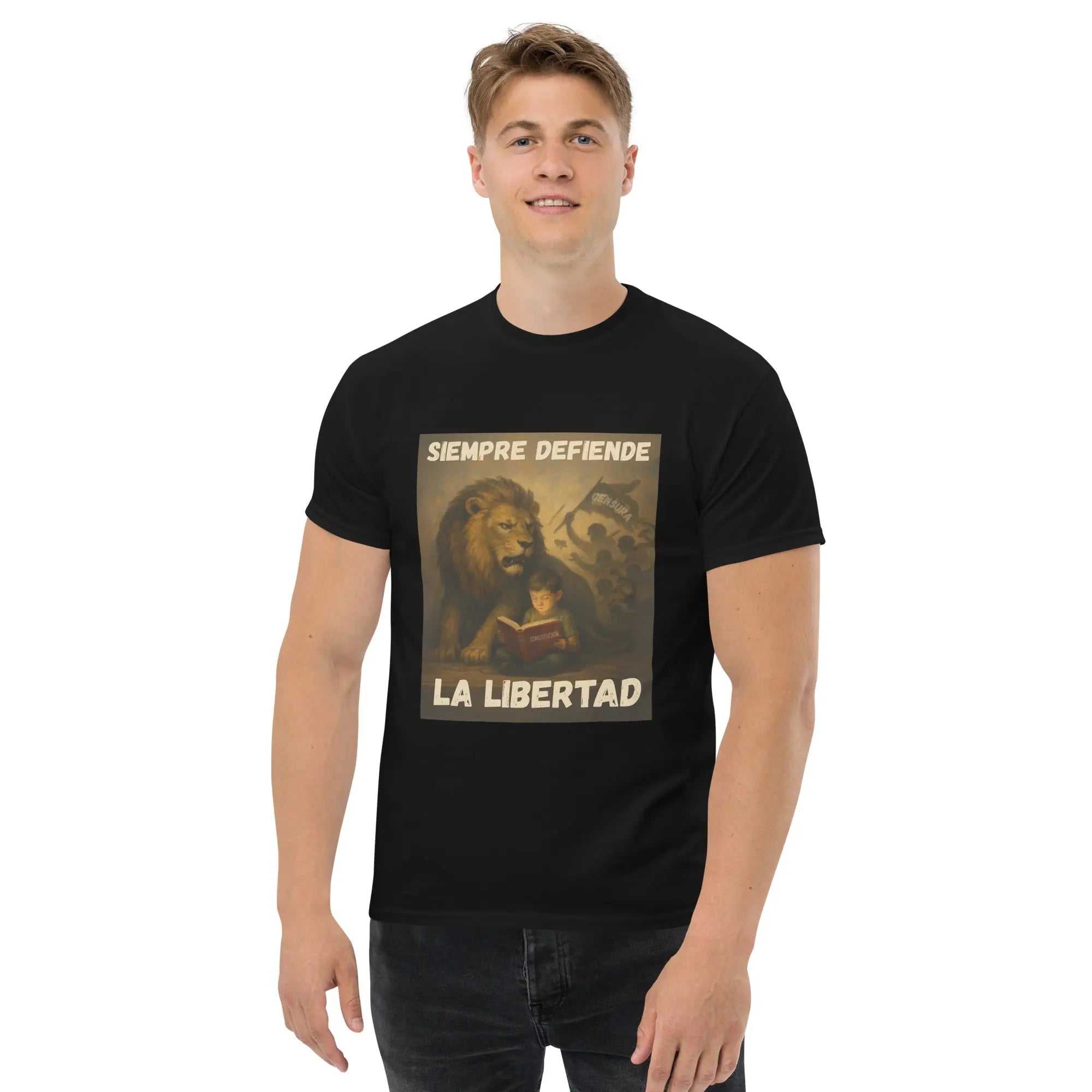 Comprar Camiseta clásica unisex La Flamenca de Borgoña, Bandera de España, Cruz de Borgoña, Patricia Muñoz, VOX