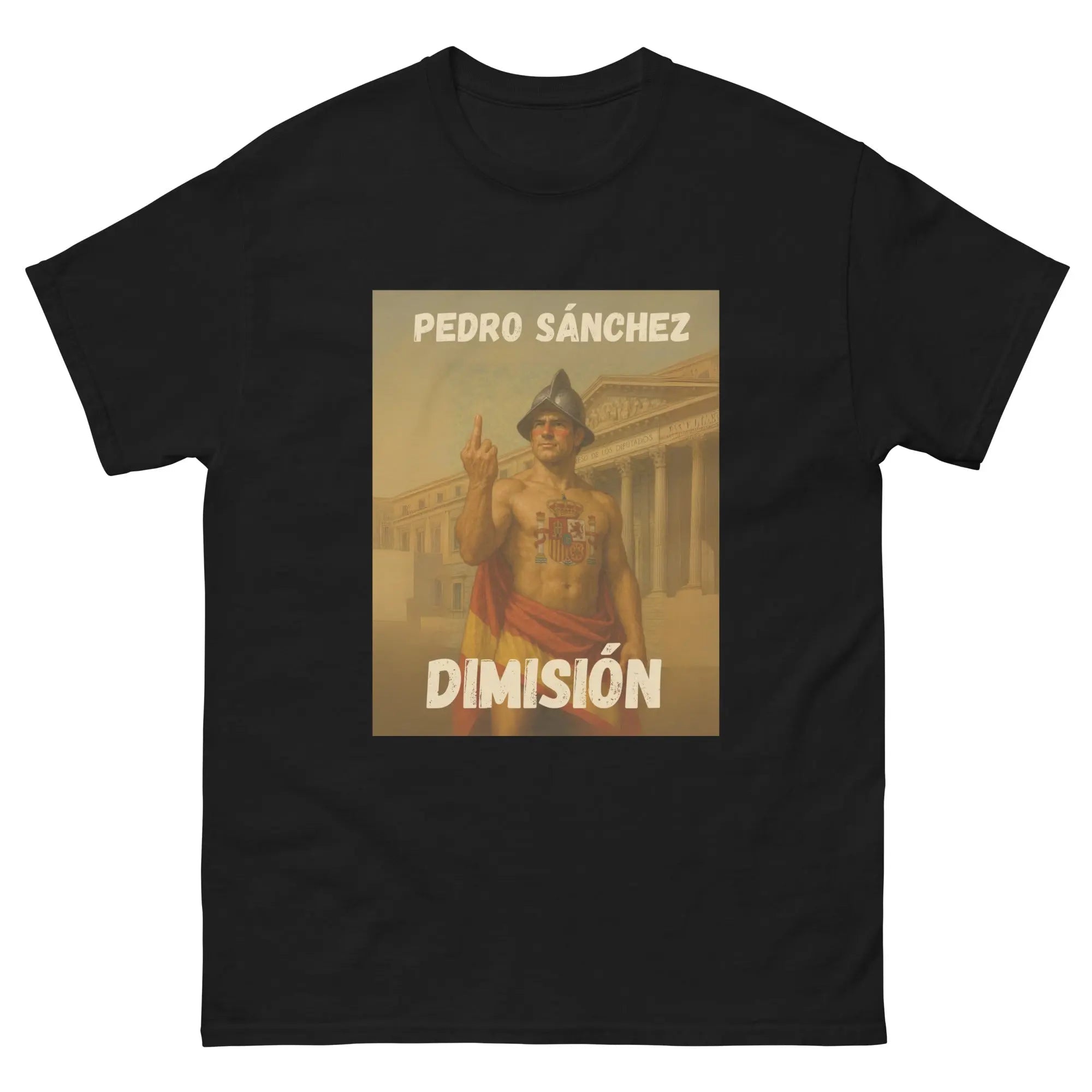 Comprar Camiseta clásica unisex La Flamenca de Borgoña, Bandera de España, Cruz de Borgoña, Patricia Muñoz, VOX